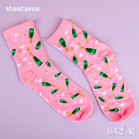 Дамски чорапи Prosecco в метално кенче, снимка 5 - Дамски чорапи - 49368735