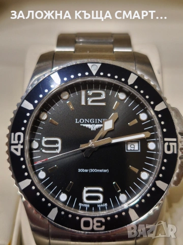 часовник Longines hydro conquest L3.840.4, снимка 2 - Мъжки - 53557659