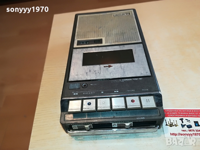 SONY TCM-767 1103221139, снимка 5 - Радиокасетофони, транзистори - 36066961