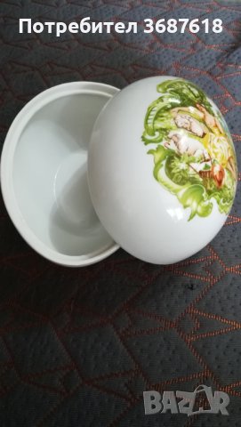 Винтидж Порцеланово яйце, снимка 2 - Декорация за дома - 40645001