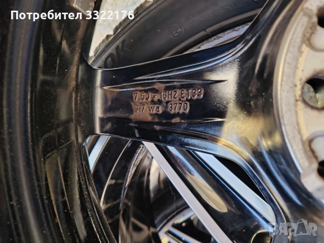 Джанти AMG 18" с гуми Hankook , снимка 4 - Гуми и джанти - 52451520