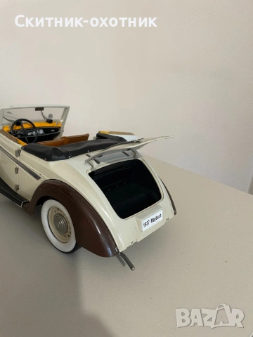 Метален модел на ретро автомобил, снимка 5 - Антикварни и старинни предмети - 53253581