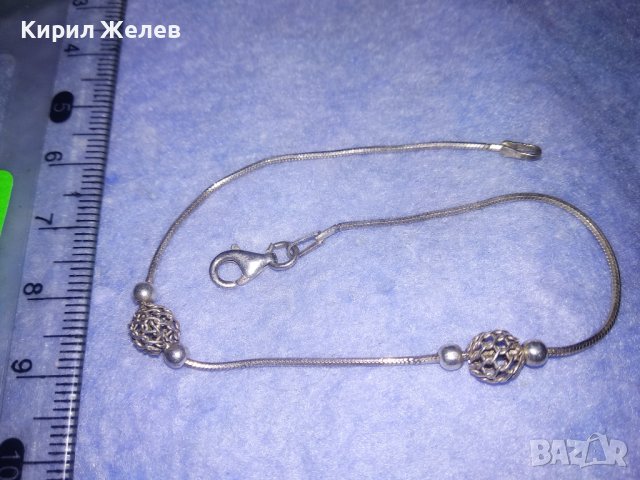 АРТИСТИЧНА СРЕБЪРНА АРТ ГРИВНА СРЕБРО 925 ДИЗАЙНЕРСКО МОДНО БИЖУ 36134, снимка 3 - Гривни - 39670987