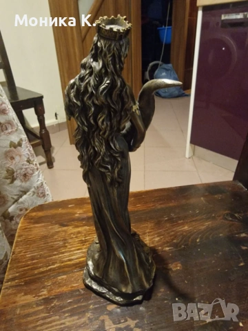 Фигура на Богиня Фортуна, снимка 4 - Други стоки за дома - 53614542