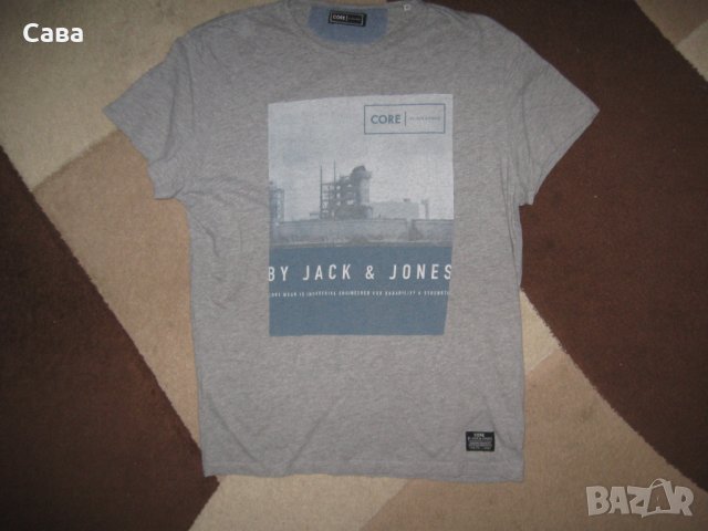 Тениски JACK&JONES  мъжки,Л-ХЛ, снимка 4 - Тениски - 42194501