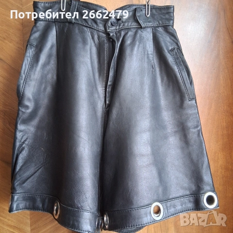 Продавам дамска пола-панталон от естествена кожа. Р-р L.