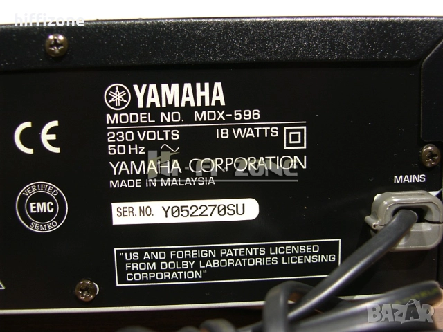  MD плеър Yamaha mdx-596 , снимка 8 - Ресийвъри, усилватели, смесителни пултове - 52944187