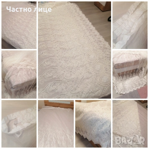 3,00 ш. /2,50 в. Ново перде, цвят екрю