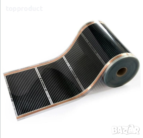 Инфрачервено отоплително фолио на 220V, отоплително килимче , снимка 2 - Отоплителни печки - 52029015