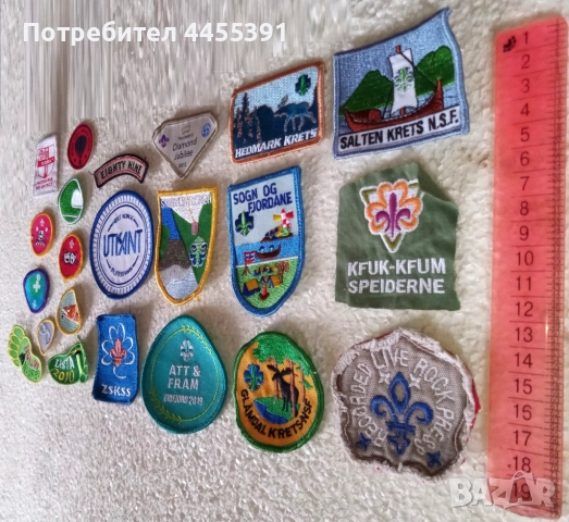 Скаутски шеврони 22 бр., снимка 3 - Други ценни предмети - 51844133