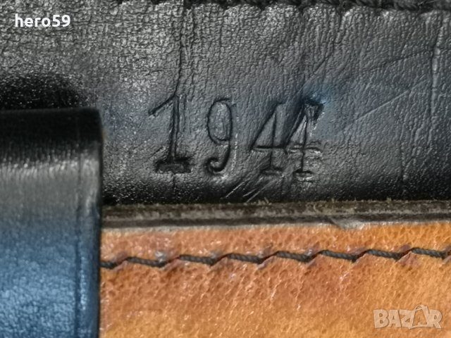 Пълен комплект колан с кобур SS трети райх 1944, снимка 5 - Колекции - 34347341