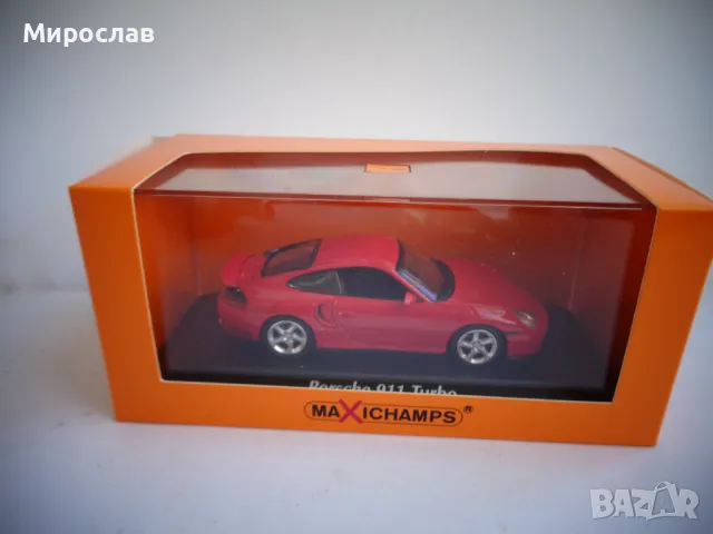 1:43 Minichamps/MAXICHAMPS PORSCHE 911 КОЛИЧКА МОДЕЛ, снимка 8 - Колекции - 47690706