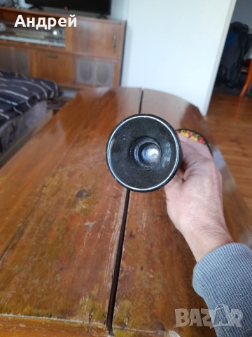 Стар декоративен свещник,хохлома, снимка 3 - Други ценни предмети - 53404995