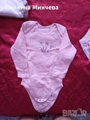 Боди с дълъг ръкав за момиче,размер 92, снимка 3 - Бодита за бебе - 51462112