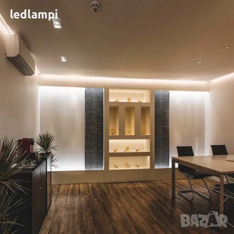 LED лента COB 220V IP65 286LED Неутрално Бяла Светлина 5m/ролка, снимка 7 - Лед осветление - 48281744