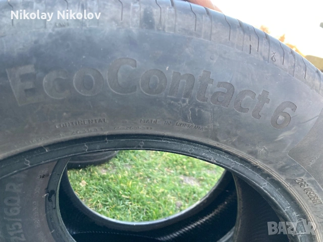 Летни гуми CONTINENTAL EcoContact 6 , снимка 13 - Гуми и джанти - 52948375