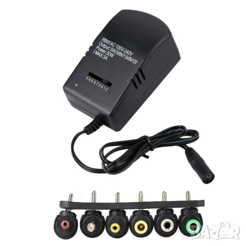 Универсален захранващ адаптер 30W 3-12V DC, снимка 3 - Друга електроника - 51236254