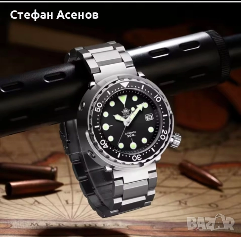 Чисто нов diver механичен часовник Addiesdive, снимка 10 - Мъжки - 52470728