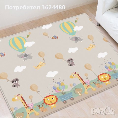 Детски водоустойчив двулицев килим, снимка 7 - Други - 40324794