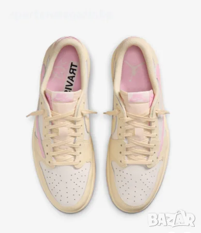 Дамски кецове Nike AIR Jordan 1 Retro Low OG SP Travis Scott, снимка 5 - Кецове - 55942477
