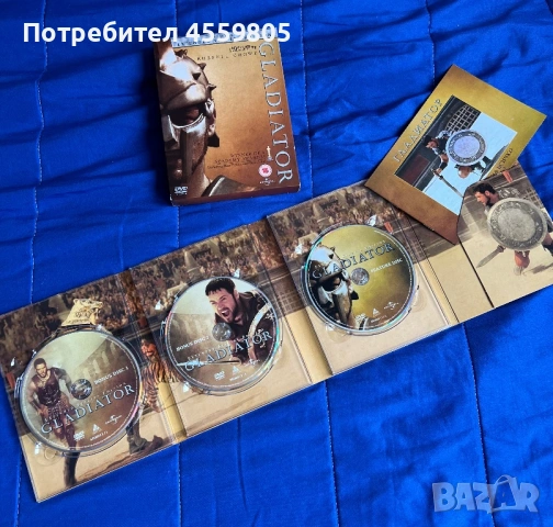 DVD изданието Гладиатор (3 диска, разширено специално издание, снимка 4 - DVD филми - 53063158
