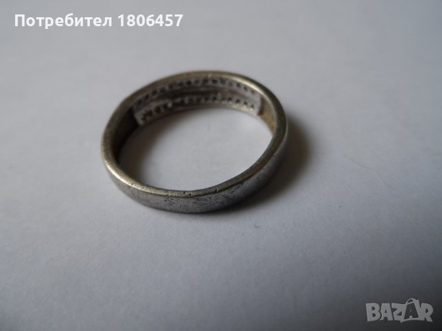 сребърен пръстен Ж, снимка 5 - Пръстени - 42046820