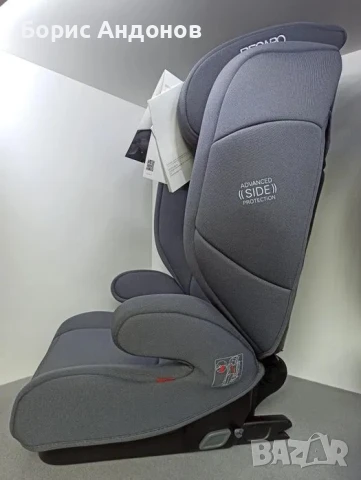 Детско столче RECARO Monza Nova EVO SEATFIX - Simply Gray, снимка 2 - Столчета за кола и колело - 48386142