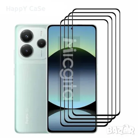 Xiaomi Redmi Note 14 / 14S / 13 Pro / 13 / OG Premium Full Glue Стъклен протектор, снимка 5 - Фолия, протектори - 43749516