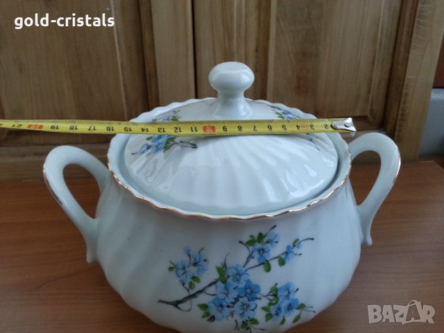 Стар български порцелан сервиз за хранене , снимка 3 - Антикварни и старинни предмети - 35927468