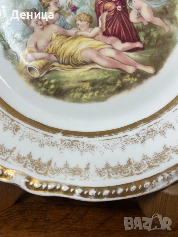 Schumann 1918-1929 Рядко срещана столетница Ръчно рисувана и напълно здрава🥰 , снимка 6 - Пана - 53050673