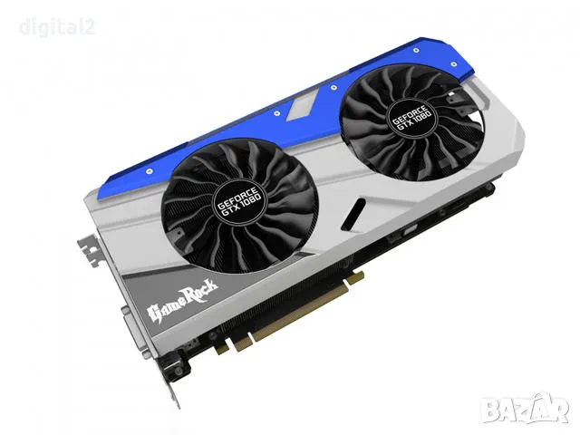 Видеокарта Palit GeForce GTX 1080 8GB GameRock Premium 12 м. Гаранция, снимка 4 - Видеокарти - 49572770