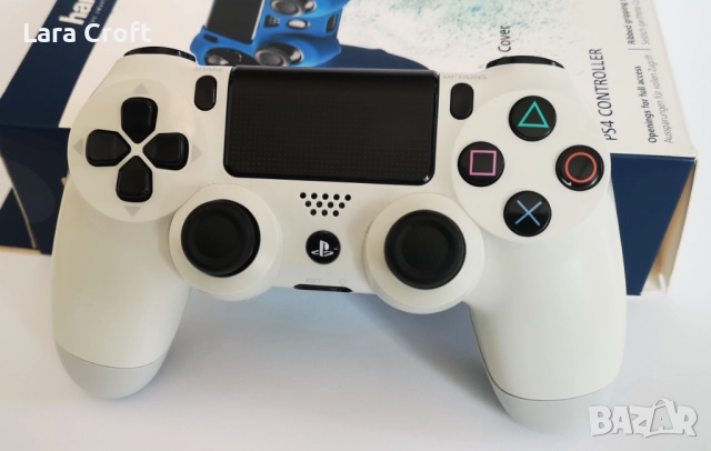 PS4 Dualshock 4 Оригинален контролер + протектор HAMA, снимка 5 - Аксесоари - 52797381