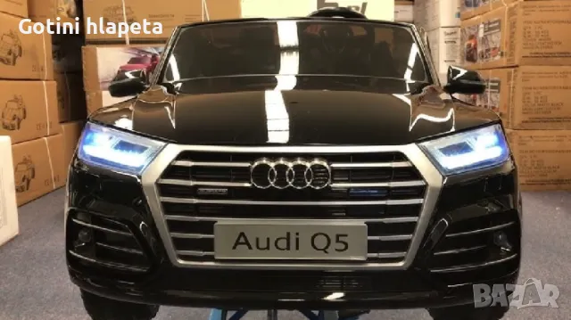  Акумулаторен Двуместна джип Audi Q5 4X4 24V батерия,MP4, снимка 15 - Електрически играчки - 50269143