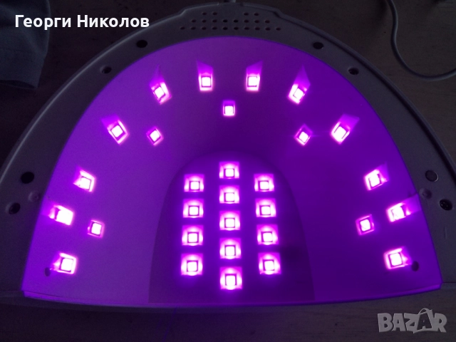 uv led лампа за гел лак, маникюр jolifin, снимка 7 - Продукти за маникюр - 52898084