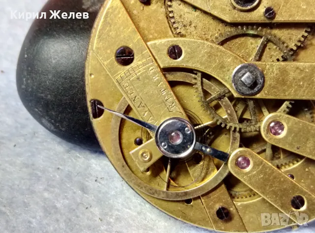 МЕХАНИЗЪМ с ЦИФЕР от СТАР РЯДЪК КОЛЕКЦИОНЕРСКИ ДЖОБЕН ЧАСОВНИК 49655, снимка 11 - Антикварни и старинни предмети - 48553627