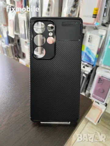 Samsung Galaxy S25 Ultra Carbon Fiber силиконов Калъф / Кейс, снимка 1