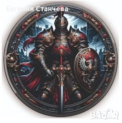 сребърна монета рицар, снимка 2 - Нумизматика и бонистика - 47908103