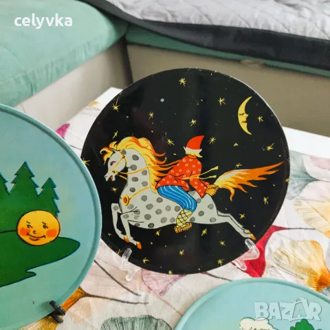 Ретро руски подложки за топли съдове, снимка 3 - Аксесоари за кухня - 50018510