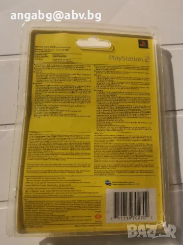 Playstation 2 Memory Card 8mb, снимка 2 - PlayStation конзоли - 47517179