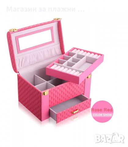 КУТИЯ С ДРЪЖКА ЗА БИЖУТА - код 1123, снимка 3 - Други - 34206511