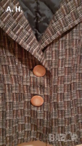 Дамско кафяво сако, снимка 2 - Сака - 19311487