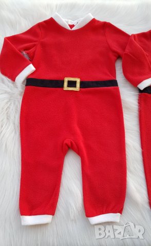 Коледни ромпъри на H&M размер 68-74см., снимка 5 - Бебешки гащеризони - 34720631