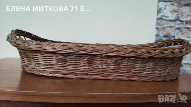 2 големи плетени панера стабилно дъно, снимка 9 - Декорация за дома - 52542014