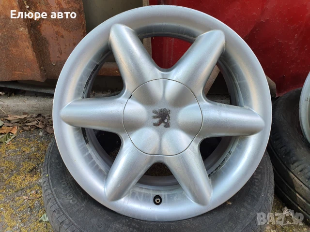 Джанти Пежо 4x108x6,5J15ет12, снимка 2 - Гуми и джанти - 50871074