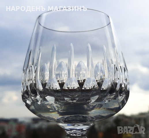 Немски кристал кристален сервиз чаши коняк вино, снимка 8 - Други ценни предмети - 44421435