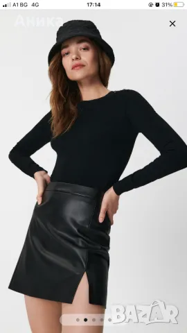 Кожена пола, снимка 2 - Поли - 48014774