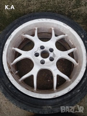 Джанти Borbet 18 5x100 8j ET 35, снимка 2 - Гуми и джанти - 52366462