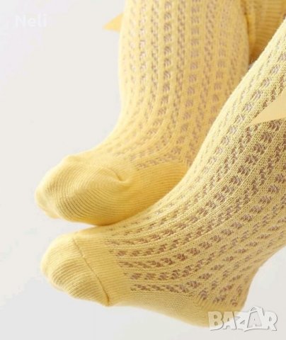 жълти детски чорапи, снимка 2 - Други - 39527367