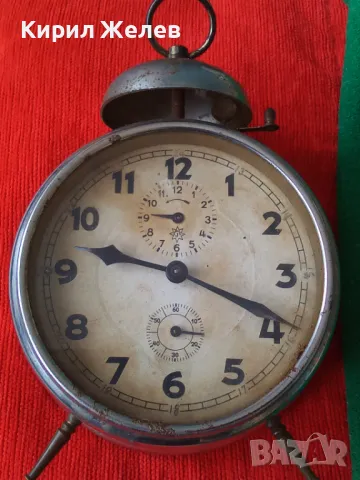 JUNGHANS PREMIERE QUALITE Стар ЦАРСКО ВРЕМЕ КОЛЕКЦИОНЕРСКИ НЕМСКИ БУДИЛНИК ЮНГХАНС РЯДЪК МОДЕЛ 43627, снимка 15 - Антикварни и старинни предмети - 44466440