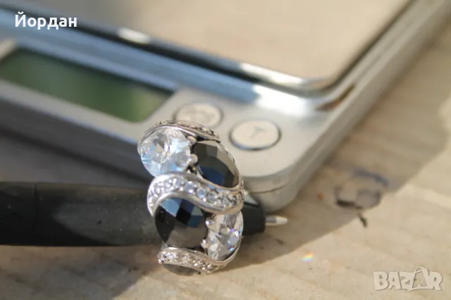 Дамски сребърен пръстен, снимка 13 - Пръстени - 49169399